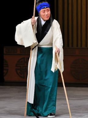 2014戏曲精品展演:京剧表演艺术家蓝文云 康万生 京剧《遇皇后 打龙袍